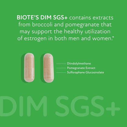 Biote Nutraceuticals - DIM SGS+ - Hormone + Detox (60Capsules)